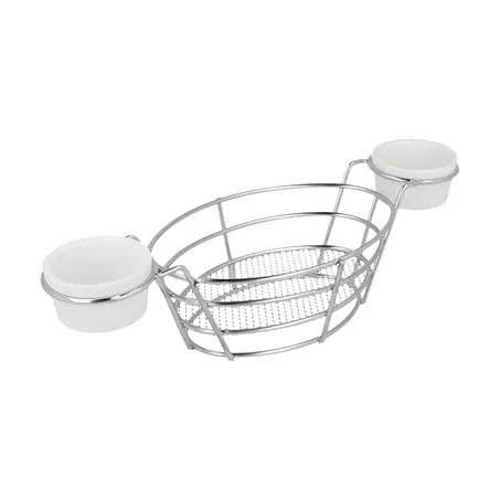 CORBEILLES OVALES + 2 POTS