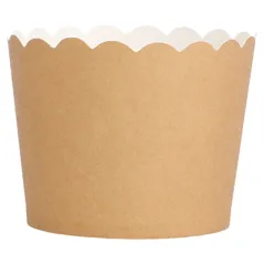 MUFFIN CUPS  160 + 15 PE G/M2 Ø 5x4,5 CM MARRON CARTON (100 UNITÉ)