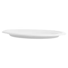 PLATEAUX OVALES BIONIC  26,3x19,9x2 CM BLANC BAGASSE (600 UNITÉ)