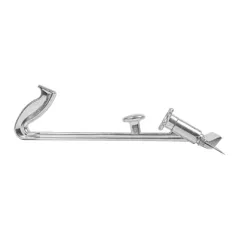 BROSSE DE NETTOYAGE POUR GRILL 41x15x10 CM ARGENTE METAL (1 UNITÉ)