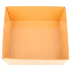 BARQUETTES  250 + 12,5 PE G/M2 10,5x10,5x3,5 CM NATUREL KRAFT (1000 UNITÉ)