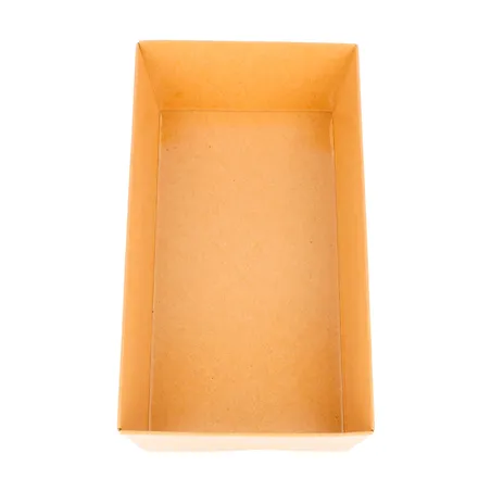 BARQUETTES  250 + 12,5 PE G/M2 15,5x8,5x3,5 CM NATUREL KRAFT (1000 UNITÉ)