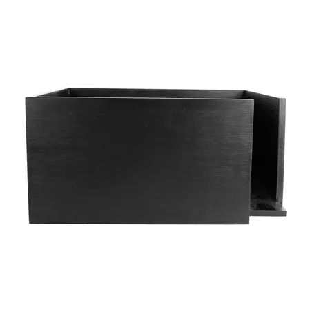 DISTRIBUTEUR SERVIETTES BAMBOO  21x21x10 CM NOIR BAMBOU (1 UNITÉ)
