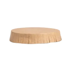 COUVERCLES GOBELETS CHAMBRE  225 G/M2 Ø6,9x1,5 CM NATUREL KRAFT (1000 UNITÉ)