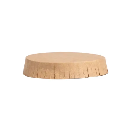 COUVERCLES GOBELETS CHAMBRE  225 G/M2 Ø6,9x1,5 CM NATUREL KRAFT (1000 UNITÉ)