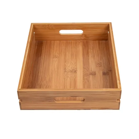 BOÎTE PORTABLE BAMBOO  32,5x26,5x7 CM NATUREL BAMBOU (1 UNITÉ)