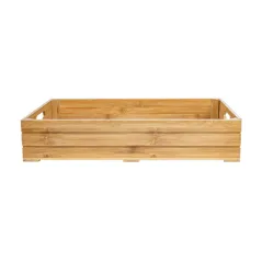 BOÎTE BUFFET GN 1/1 BAMBOO  53x32,5x10 CM NATUREL BAMBOU (1 UNITÉ)