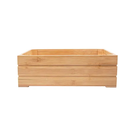 BOÎTE BUFFET GN 1/2 BAMBOO  32,5x26,5x10 CM NATUREL BAMBOU (1 UNITÉ)