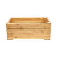BOÎTE BUFFET GN 1/4 BAMBOO  26,5x16,2x10 CM NATUREL BAMBOU (1 UNITÉ)