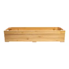 BOÎTE BUFFET GN 2/4 BAMBOO  53x16,2x10 CM NATUREL BAMBOU (1 UNITÉ)