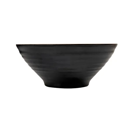 BOLS ASAMI WARE 1600 ML Ø23,3x9,7 CM NOIR MÉLAMINE (6 UNITÉ)