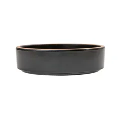 ASSIETTES CREUSES ASAMI WARE 260 ML Ø11,7x3,6 CM NOIR MÉLAMINE (12 UNITÉ)