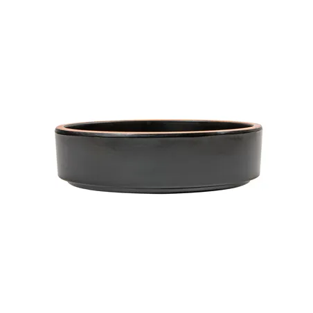 ASSIETTES CREUSES ASAMI WARE 260 ML Ø11,7x3,6 CM NOIR MÉLAMINE (12 UNITÉ)
