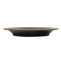 ASSIETTES ASAMI WARE 550 ML Ø22,9x3 CM NOIR MÉLAMINE (12 UNITÉ)