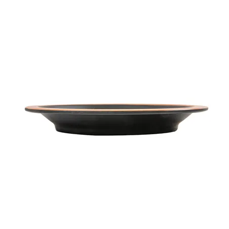 ASSIETTES ASAMI WARE 550 ML Ø22,9x3 CM NOIR MÉLAMINE (12 UNITÉ)