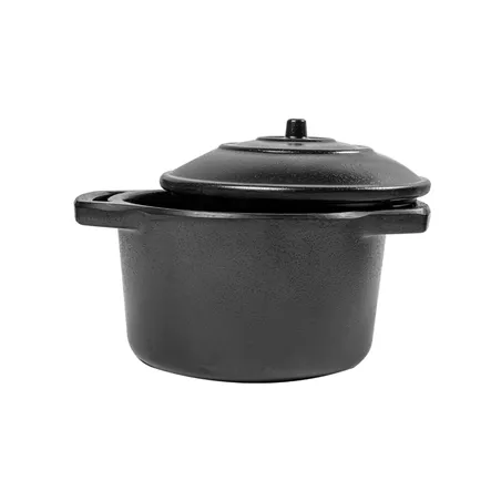 COCOTTES PETITES AVEC ANSES ET COUVERCLE ASAMI WARE 300 ML Ø10,5x6,5 CM NOIR MÉLAMINE (12 UNITÉ)