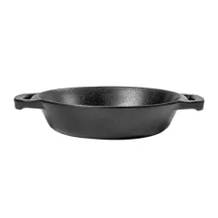 COCOTTES MINI AVEC ANSES SANS COUVERCLE ASAMI WARE 300 ML Ø14,5x3,5 CM NOIR MÉLAMINE (12 UNITÉ)