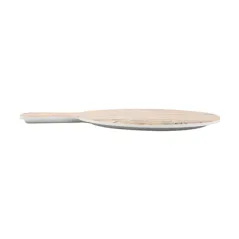 PLATEAUX RONDES AVEC ANSE ASAMI WARE  Ø23x32x0,4 CM COMPARAISON BOIS MÉLAMINE (6 UNITÉ)