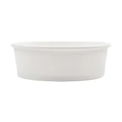 POTS SALADIERS  500 ML - 16,6 oz 300 + 18 PE G/M2 Ø15/12,8x4,5 CM BLANC CARTON (300 UNITÉ)