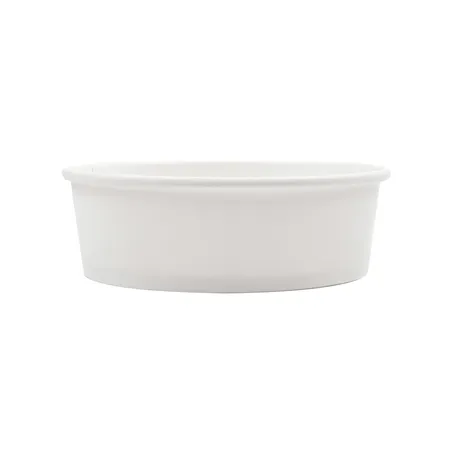 POTS SALADIERS  500 ML - 16,6 oz 300 + 18 PE G/M2 Ø15/12,8x4,5 CM BLANC CARTON (300 UNITÉ)