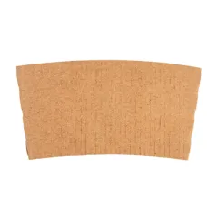 BAGUES POUR GOBELETS  480 ML - 16 oz 190 + 90 G/M2 13/11x6,5 CM NATUREL CARTON (1000 UNITÉ)