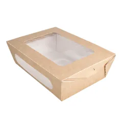 BOÎTES AVEC FENÊTRE POUR SALADE