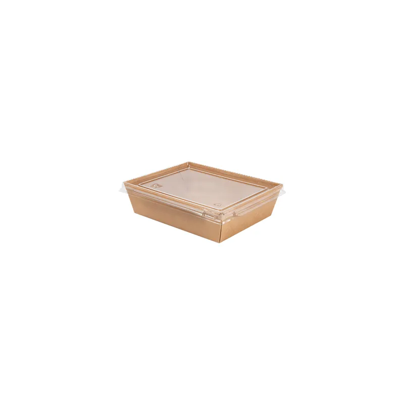 COMBO RÉCIPIENTS + COUVERCLES PET 900 ML 300 +20 PE G/M2 17,4x13,4x4,8 CM NATUREL KRAFT (200 UNITÉ) COMBO RÉCIPIENTS + COUVERCLES PET 900 ML 300 +20 PE G/M2 17,4x13,4x4,8 CM NATUREL KRAFT (200 UNITÉ)