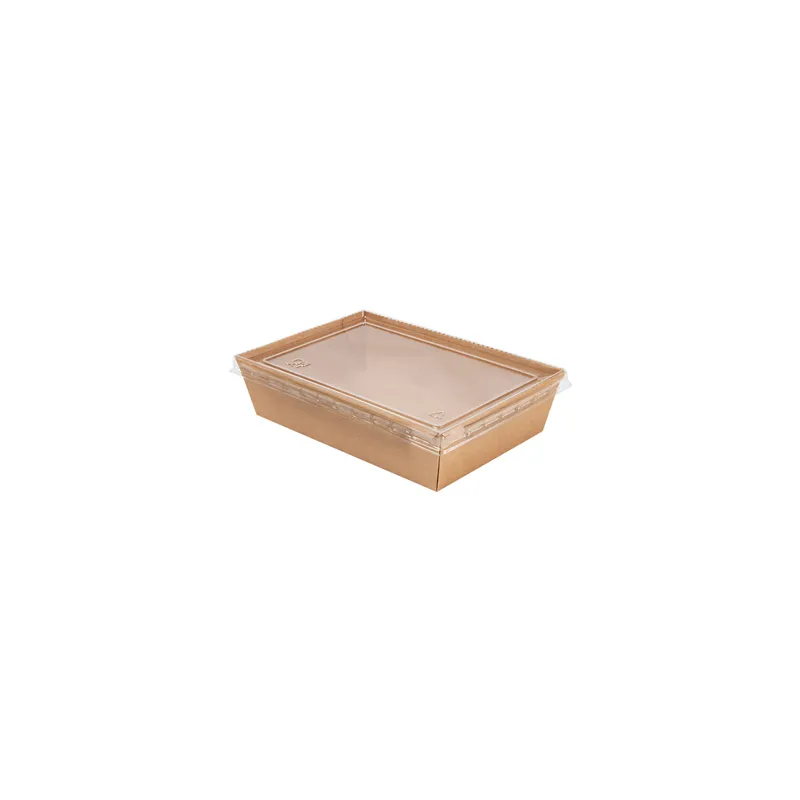 COMBO RÉCIPIENTS + COUVERCLES PET 1200 ML 300 +20 PE G/M2 19,8x13,8x5 CM NATUREL KRAFT (200 UNITÉ) COMBO RÉCIPIENTS + COUVERCLES PET 1200 ML 300 +20 PE G/M2 19,8x13,8x5 CM NATUREL KRAFT (200 UNITÉ)