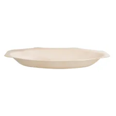 PLATEAUX OCTOGONALES WOOD  20x13x2,5 CM NATUREL BOIS (50 UNITÉ)