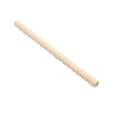 PAILLES DROITES COCKTAIL PAPER  Ø0,80x14 CM NATUREL KRAFT (3000 UNITÉ)