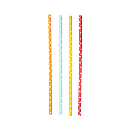 PAILLES DROITES À POIS