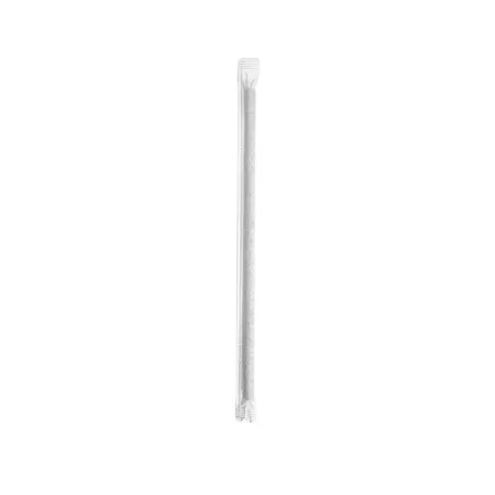 PAILLES DROITES SOUS SACHETS BLANCS PAPER  Ø0,60x20 CM NOIR PAPIER (3000 UNITÉ)