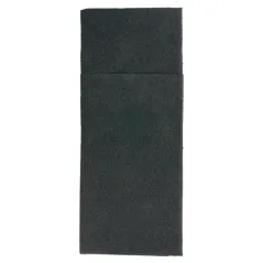 SERVIETTES "CANGURITO"  55 G/M2 33x40 CM NOIR AIRLAID (700 UNITÉ)