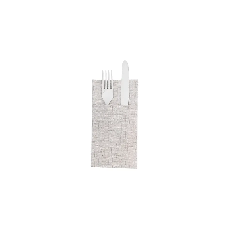 SERVIETTES KANGOUROU 'DRY COTTON' 55 G/M2 40x40 CM CHOCOLAT AIRLAID (700 UNITÉ)