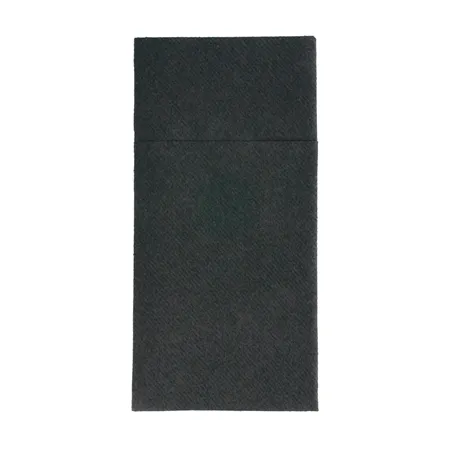 SERVIETTES KANGOUROU  55 G/M2 40x40 CM NOIR AIRLAID (700 UNITÉ)