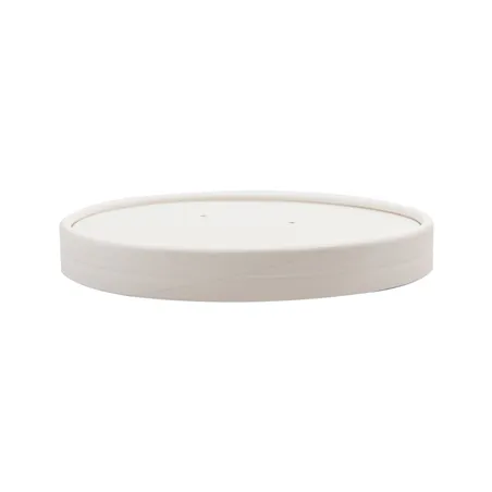 COUVERCLE POUR CODE 228.34  780 ML - 26 oz 560 G/M2 + PE Ø15 CM BLANC CARTON (250 UNITÉ)
