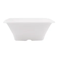 BOLS CARRÉS BIONIC 950 ML 18x18x7 CM BLANC BAGASSE (400 UNITÉ)