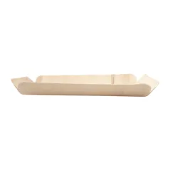 BARQUETTES RECTANGULAIRES WOOD 15x11,5x1,5 CM NATUREL BOIS (50 UNITÉ)
