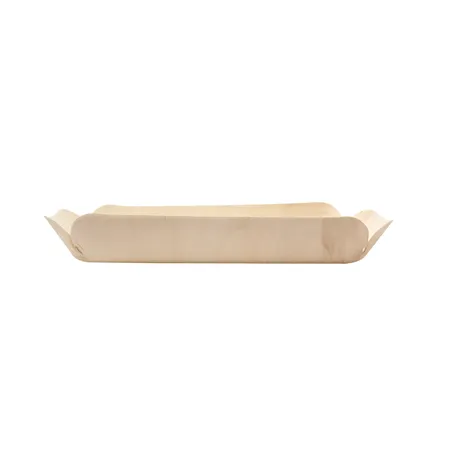 BARQUETTES RECTANGULAIRES WOOD  22,5x11,5x3 CM NATUREL BOIS (50 UNITÉ)