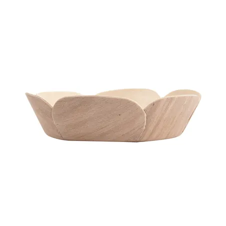 BOLS WOOD  Ø 11,5x3 CM NATUREL BOIS (50 UNITÉ)