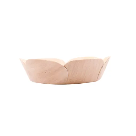 BOLS WOOD  Ø 10,5x3 CM NATUREL BOIS (50 UNITÉ)