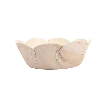 BOLS WOOD  Ø 8,5x3 CM NATUREL BOIS (50 UNITÉ)