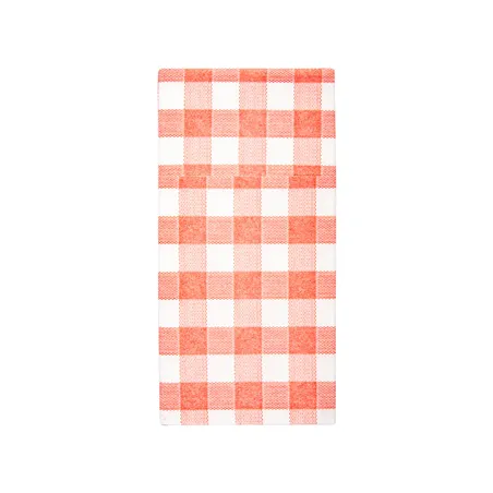 SERVIETTES KANGOUROU LIKE LINEN 'VICHY' 70 G/M2 40x40 CM ROUGE SPUNLACE (700 UNITÉ)