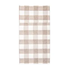 SERVIETTES KANGOUROU LIKE LINEN 'VICHY' 70 G/M2 40x40 CM TAUPE SPUNLACE (700 UNITÉ)