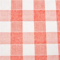 NAPPE LIKE LINEN 'VICHY' 70 G/M2 1,20x25 M ROUGE SPUNLACE (1 UNITÉ)