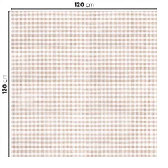 NAPPES PLIAGE M LIKE LINEN 'VICHY' 70 G/M2 120x120 CM TAUPE SPUNLACE (200 UNITÉ)