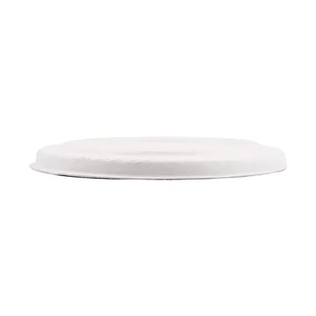 COUVERCLE POUR CODE 228.86 BIONIC  Ø 12x1,2 CM BLANC BAGASSE (500 UNITÉ)