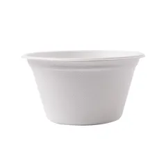 POTS BIONIC 360 ML Ø 11,6x6,3 CM BLANC BAGASSE (500 UNITÉ)