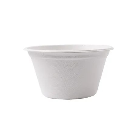 POTS BIONIC 360 ML Ø 11,6x6,3 CM BLANC BAGASSE (500 UNITÉ)