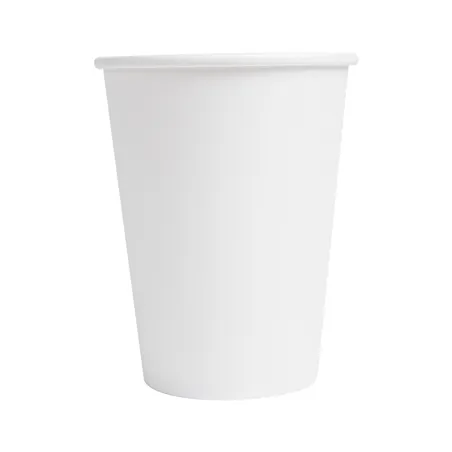 GOBELETS BOISSONS CHAUDES 1 PAROI  360 ML - 12 oz 300 + 18 PE G/M2 Ø9/6x11 CM BLANC CARTON (900 UNITÉ)